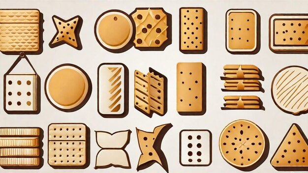 Photo artisanal crackers collection