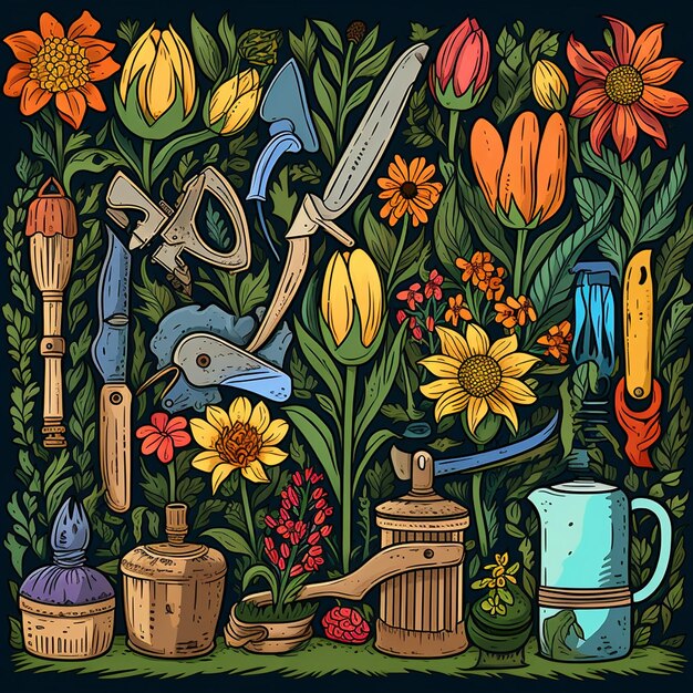 Photo artisanal gardening tools for the discerning gardener