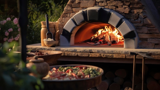 Artisanal Wood Fired Pizza Oven