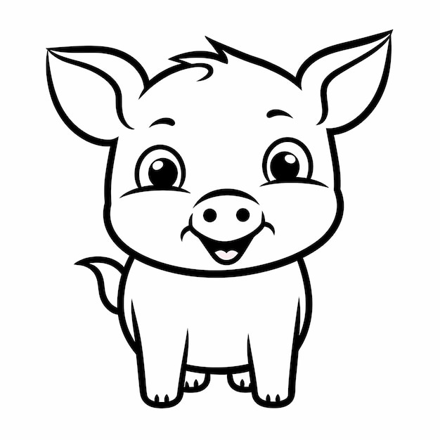 Piglet para coloriar