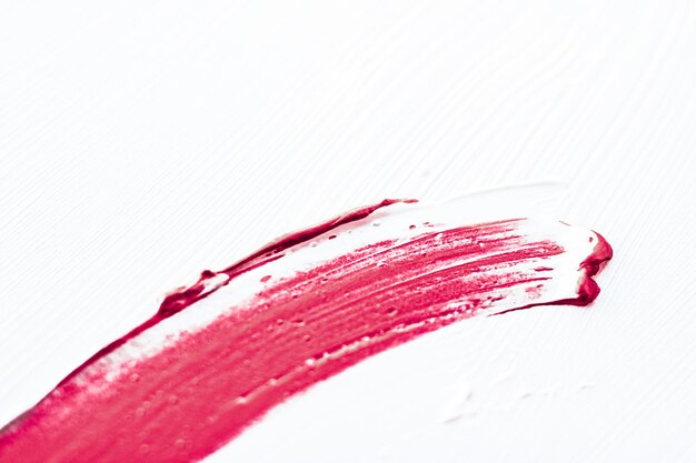 芸術的な抽象的なテクスチャ背景ピンク アクリル ペイント ブラシ ストローク テクスチャ インク オイル スプラッシュ高級ホリデー ブランド flatlay バナー デザインの印刷背景として