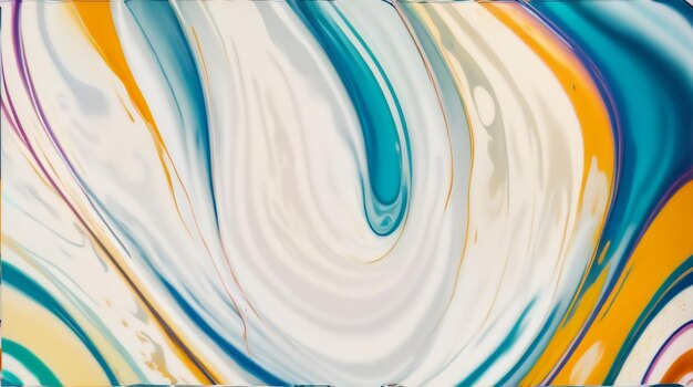 Artistic Abstraction Wavy Oil Paint Textures as Abstract Patterns