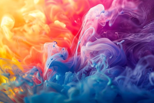 Artistic blurry colorful wallpaper background