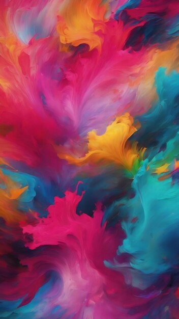 Photo artistic blurry colorful wallpaper background