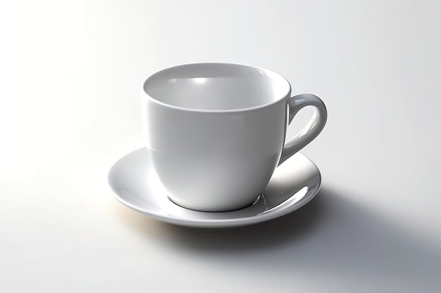Artistic Coffee Cup Design Generative AI