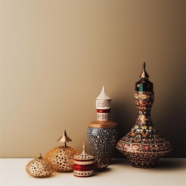 An artistic depiction capturing the essence of Ramadan