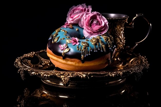 Photo artistic donut cake inspirations that are almost too beautiful to eat