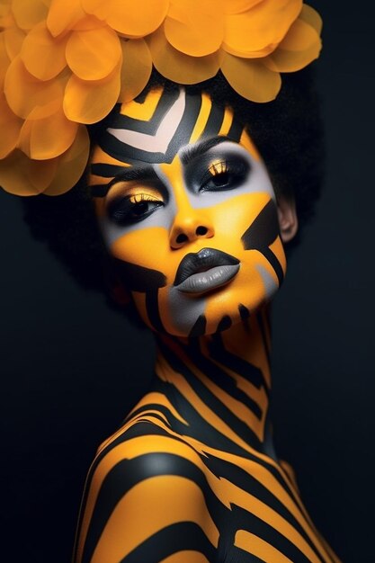 Artistic Expressions Celebrating Diversity and Beauty Through Makeup and Portraits