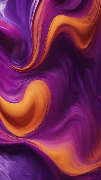 An artistic fusion of color and movement liquid bright background with violet and purple tones