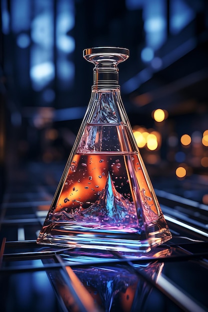 Of an Artistic Glass Perfume Concept Captu Stair Scene Concept and Creative Design Luxury Elegant