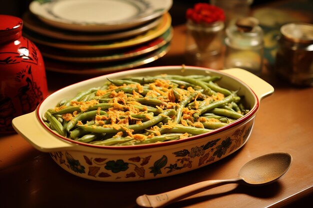 Artistic Green Bean Casserole