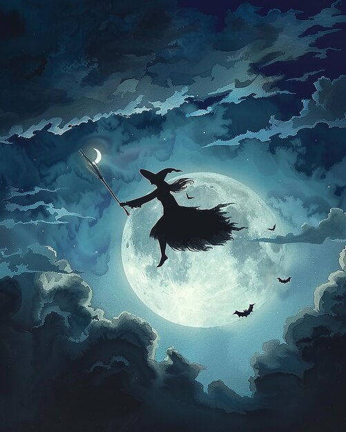 Photo artistic halloween illustration wallpaper and background