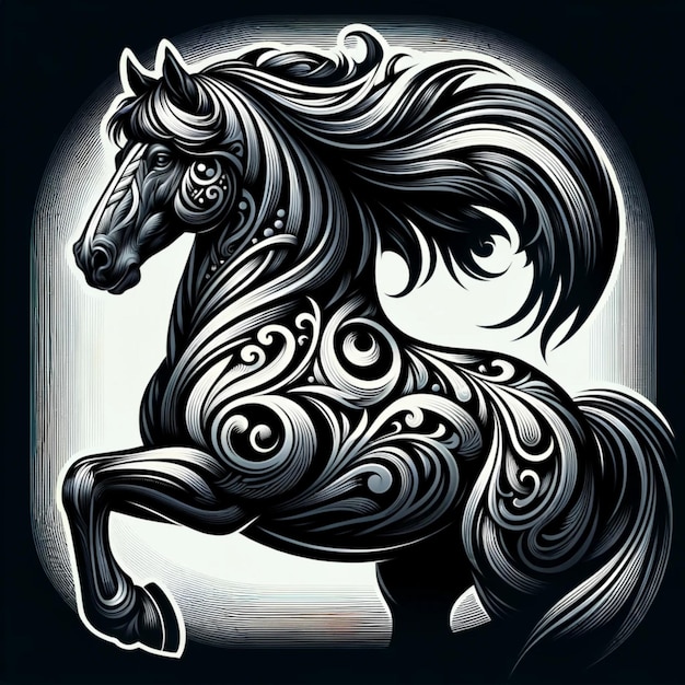 artistic horse concept