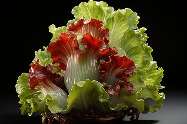 Artistic Lettuce Plate