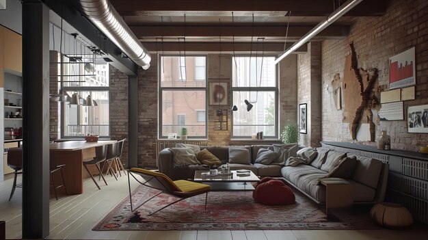 Artistic Loft Design