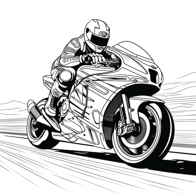 Artistic Masterpiece of Motorcycle Racing