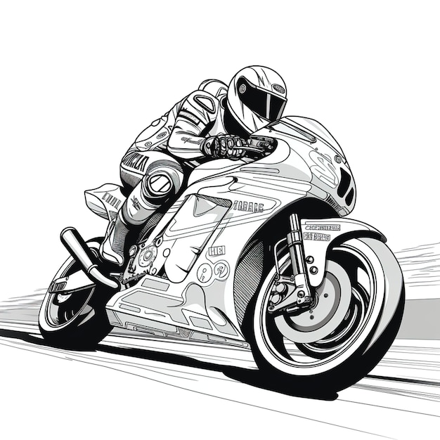 Artistic Masterpiece of Motorcycle Racing