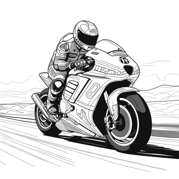 Artistic Masterpiece of Motorcycle Racing