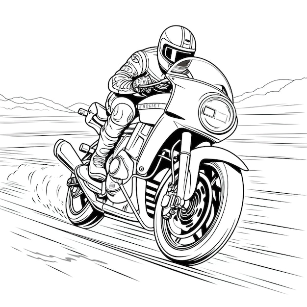 Artistic Masterpiece of Racing Motorcycle