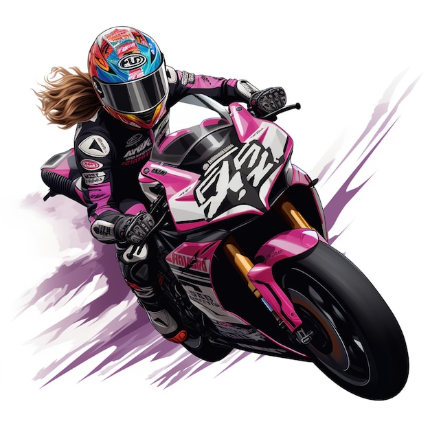 Artistic Masterpiece of Racing Motorcycle