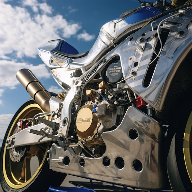 Photo artistic masterpiece of racing motorcycle