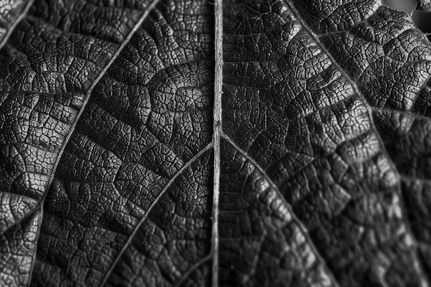Photo artistic natural leaf vein macro photography