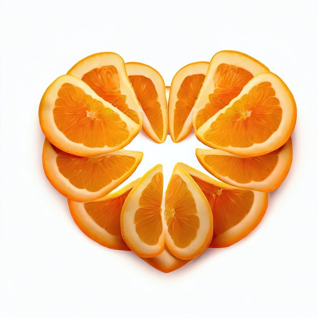 예술적 오렌지 심포니 생성 AI