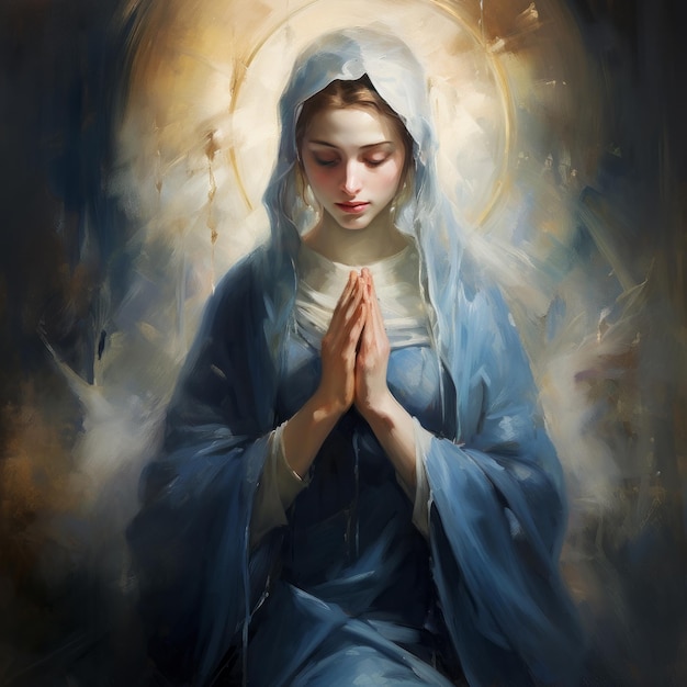Художественное изображение Матери Марии