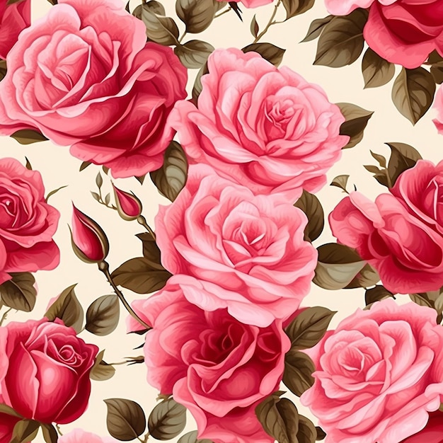 Artistic reverie floral wallpaper