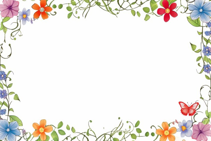 Foto artistic stationery border clipart in een 32 aspect ratio