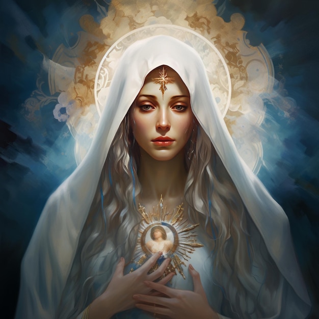 Artistic Style of Holy Mother Mary