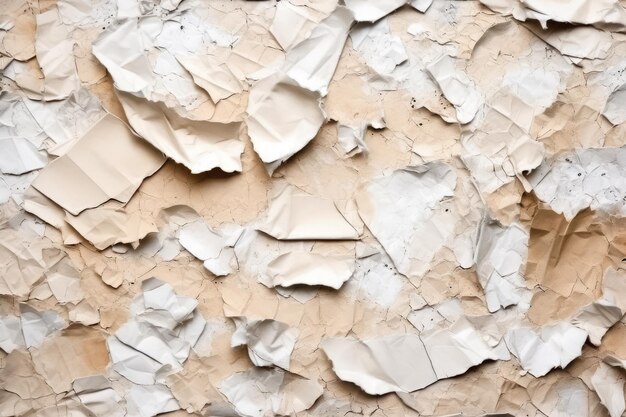 Artistic Torn Paper Texture Generative AI