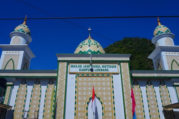 artistic view of the mosque