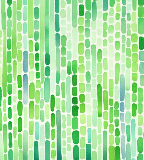 Photo artistic watercolor designs with green color theme background in the style of dotted multiple bold lines playful shape