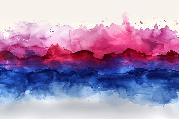 Artistic Watercolor Texture Background with Brush Strokes