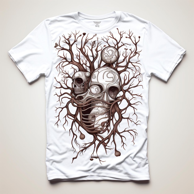 Foto artistieke anatomie t-shirtontwerpen