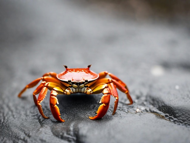 Artistieke fotografie waarin de natuurlijke schoonheid van Crab wordt getoond