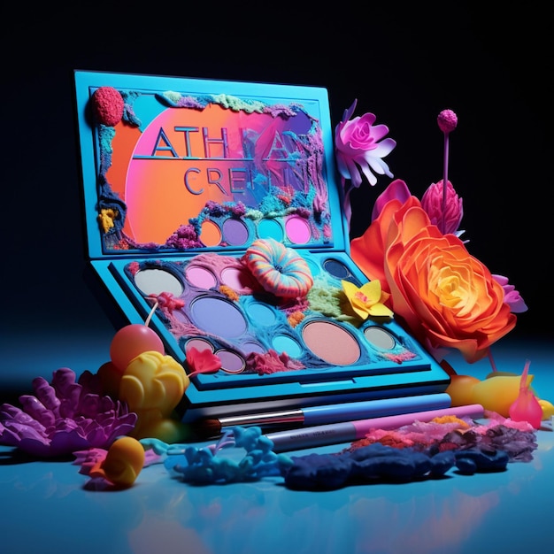 The artistry of neons luminous palette