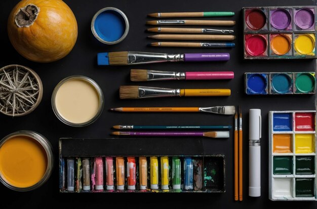 Photo artists palette and tools