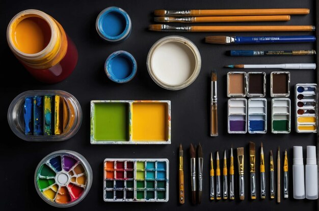 Photo artists palette and tools