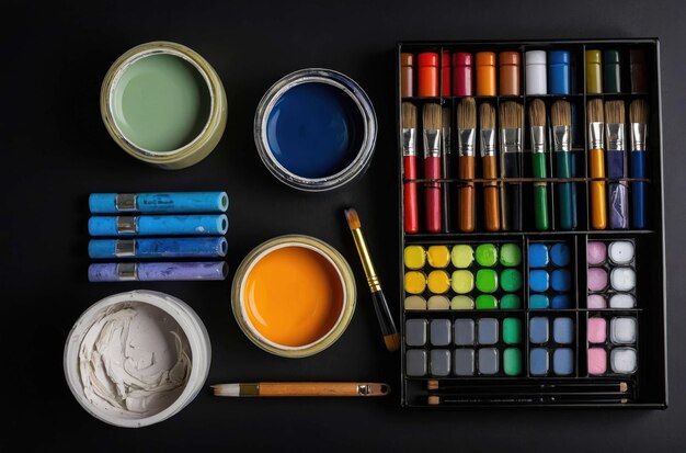 Photo artists palette and tools