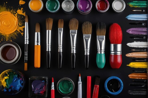 Photo artists palette and tools