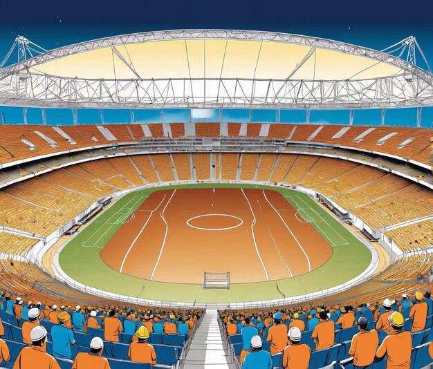 Photo an artists rendering of the proposed stadium