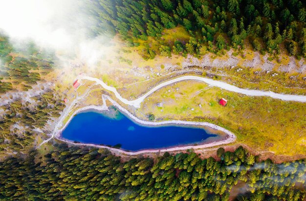 Photo artvin province savsat district fish lake