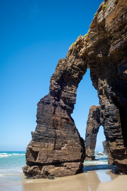 As Catedrais beach Beach of the Cathedrals Galicia Spain