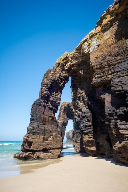 As catedrais beach beach of the cathedrals galicia spain