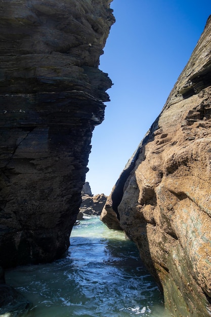 As Catedrais strand Strand van de kathedralen Galicië Spanje