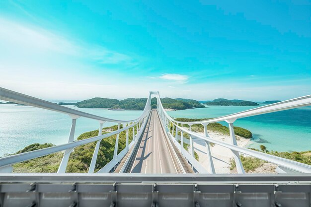 Photo asadang bridge at sichang island in chonburi thailand