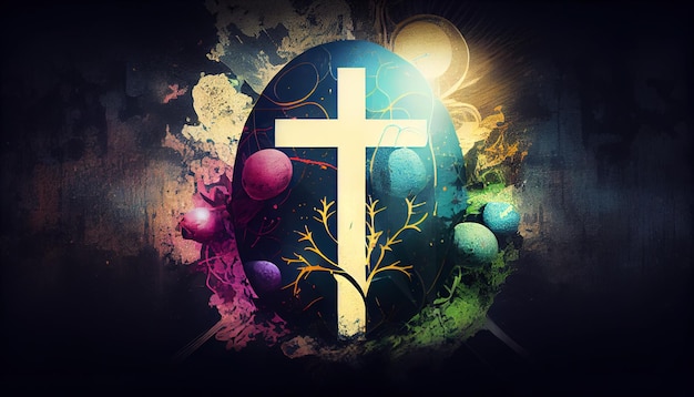 Ascension day concept Christian Easter