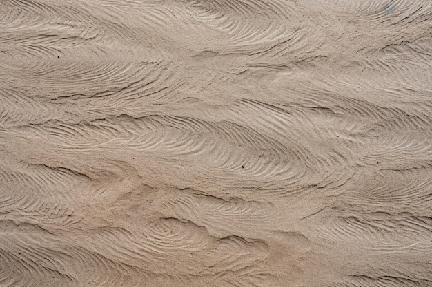 Ash covered sand forming patterns on the beach